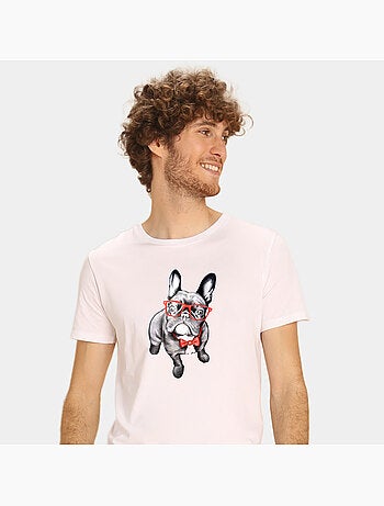 Camiseta hombre - happy dog