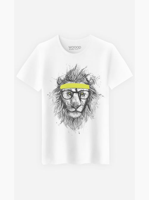 Camiseta Hombre - HIPSTER LION - Kiabi Camiseta Hombre - HIPSTER LION - Kiabi