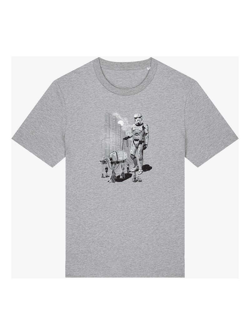 Camiseta Hombre - HOLIDAY Gris jaspeado - Kiabi