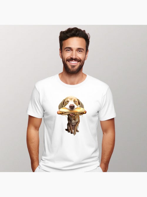 Camiseta Hombre - HOT DOG - Kiabi
