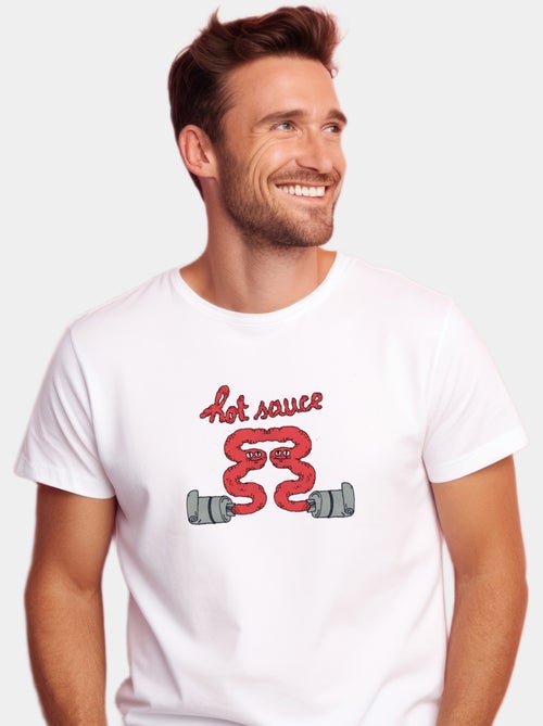 Camiseta Hombre - HOTSAUCE - Kiabi Camiseta Hombre - HOTSAUCE - Kiabi