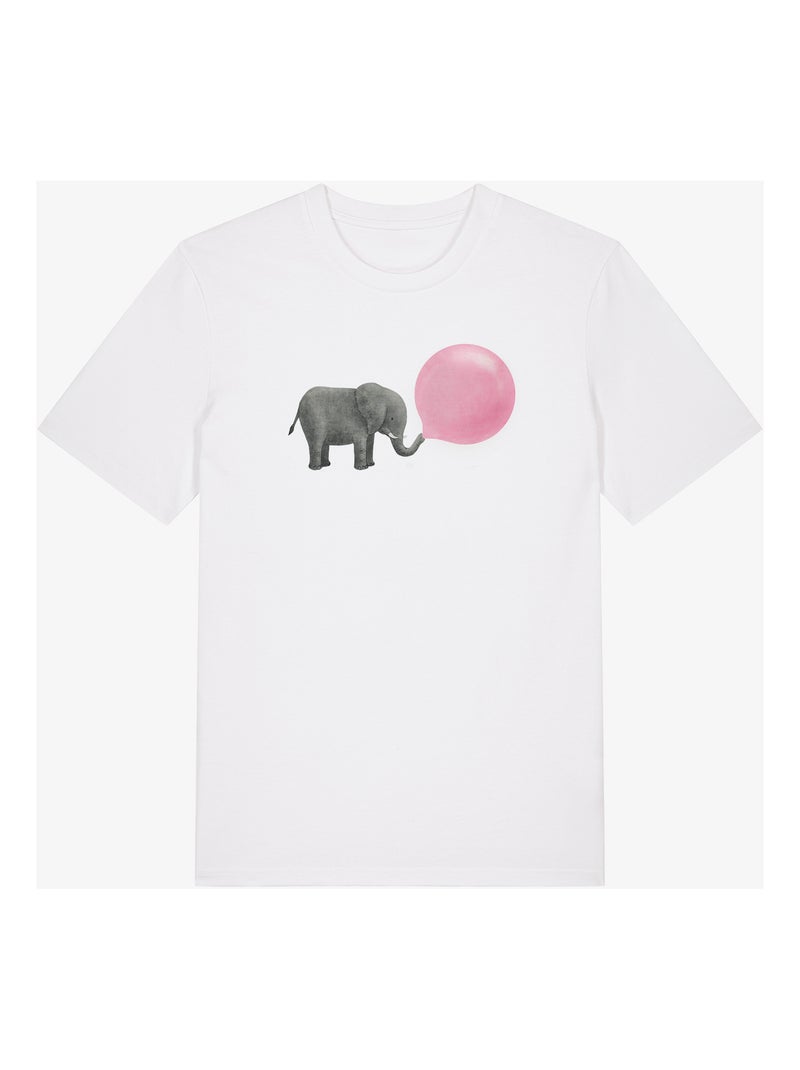 Camiseta Hombre - JUMBO BUBBLE GUM Blanco - Kiabi