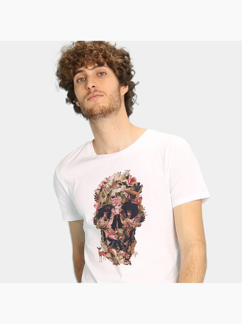 Camiseta Hombre - JUNGLE SKULL - Kiabi Camiseta Hombre - JUNGLE SKULL - Kiabi