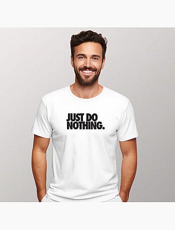 Camiseta hombre - just do nothing