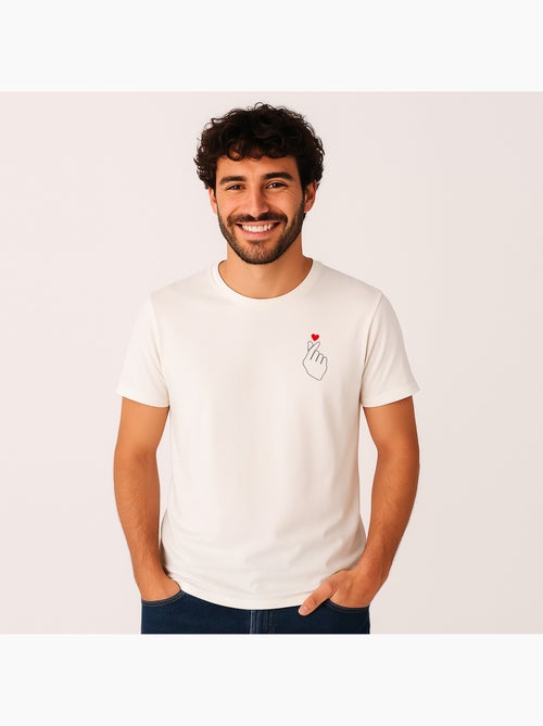 Camiseta Hombre - K LOVE CŒUR - Kiabi Camiseta Hombre - K LOVE CŒUR - Kiabi