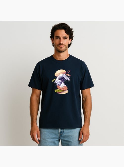 Camiseta Hombre - KANAGAWA BURGER - Kiabi Camiseta Hombre - KANAGAWA BURGER - Kiabi