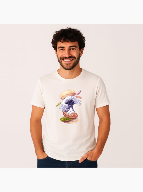 Camiseta Hombre - KANAGAWA BURGER - Kiabi Camiseta Hombre - KANAGAWA BURGER - Kiabi
