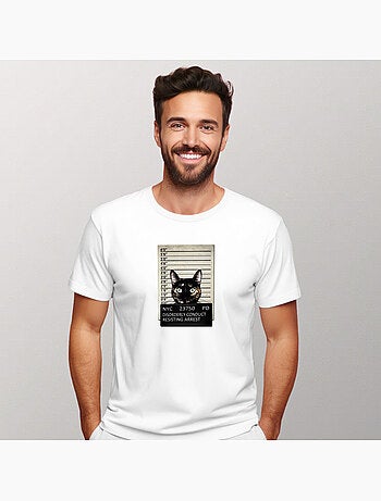 Camiseta Hombre - KITTY MUGSHOT