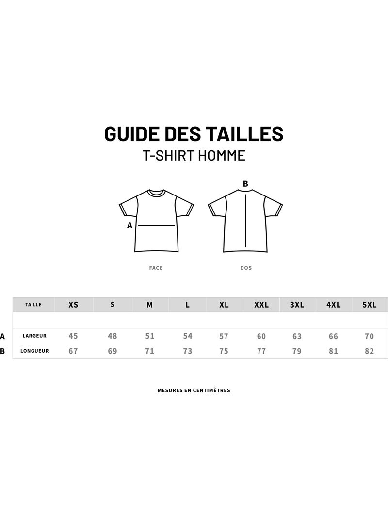 Camiseta Hombre - L'APERO C'EST LA VIE Blanco - Kiabi