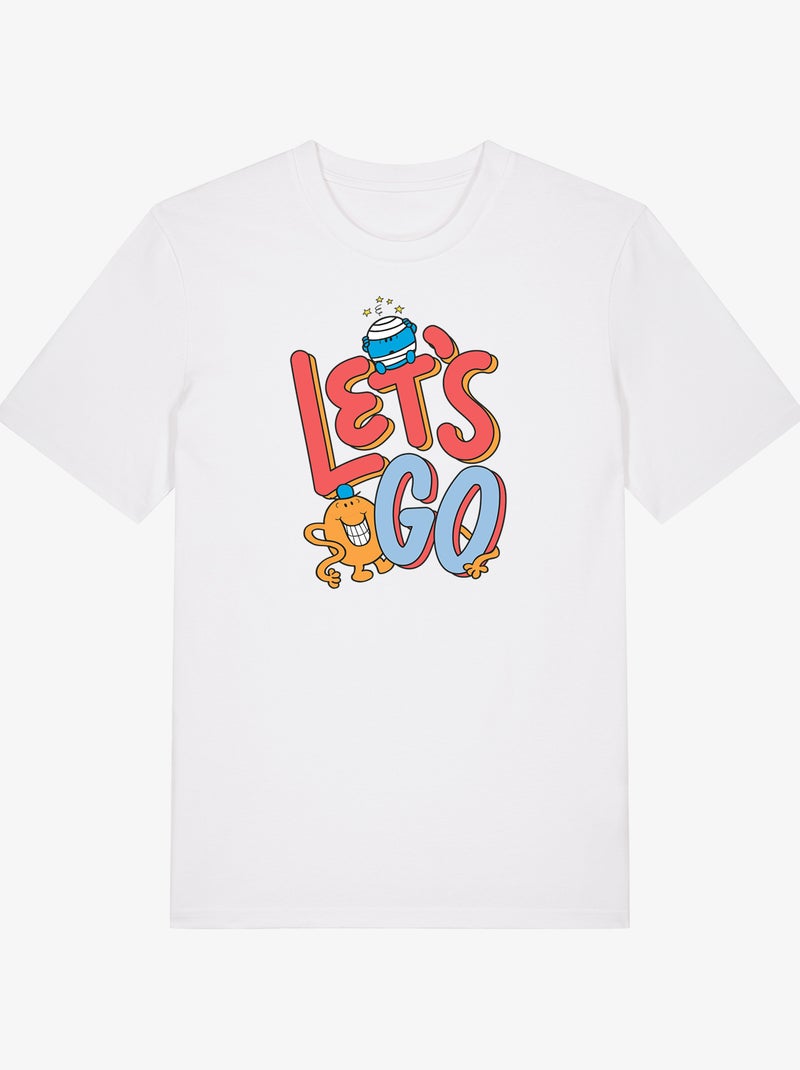 Camiseta Hombre - LETS GO 2 Blanco - Kiabi