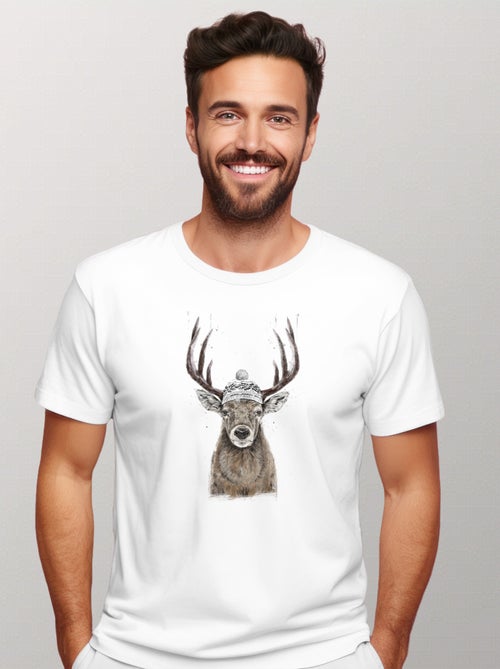 Camiseta Hombre - LET'S GO OUTSIDE - Kiabi