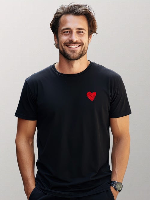 Camiseta Hombre - LITTLE HEART - Kiabi Camiseta Hombre - LITTLE HEART - Kiabi