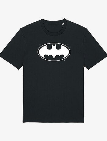 Camiseta Hombre - LOGO BATMAN WHITE