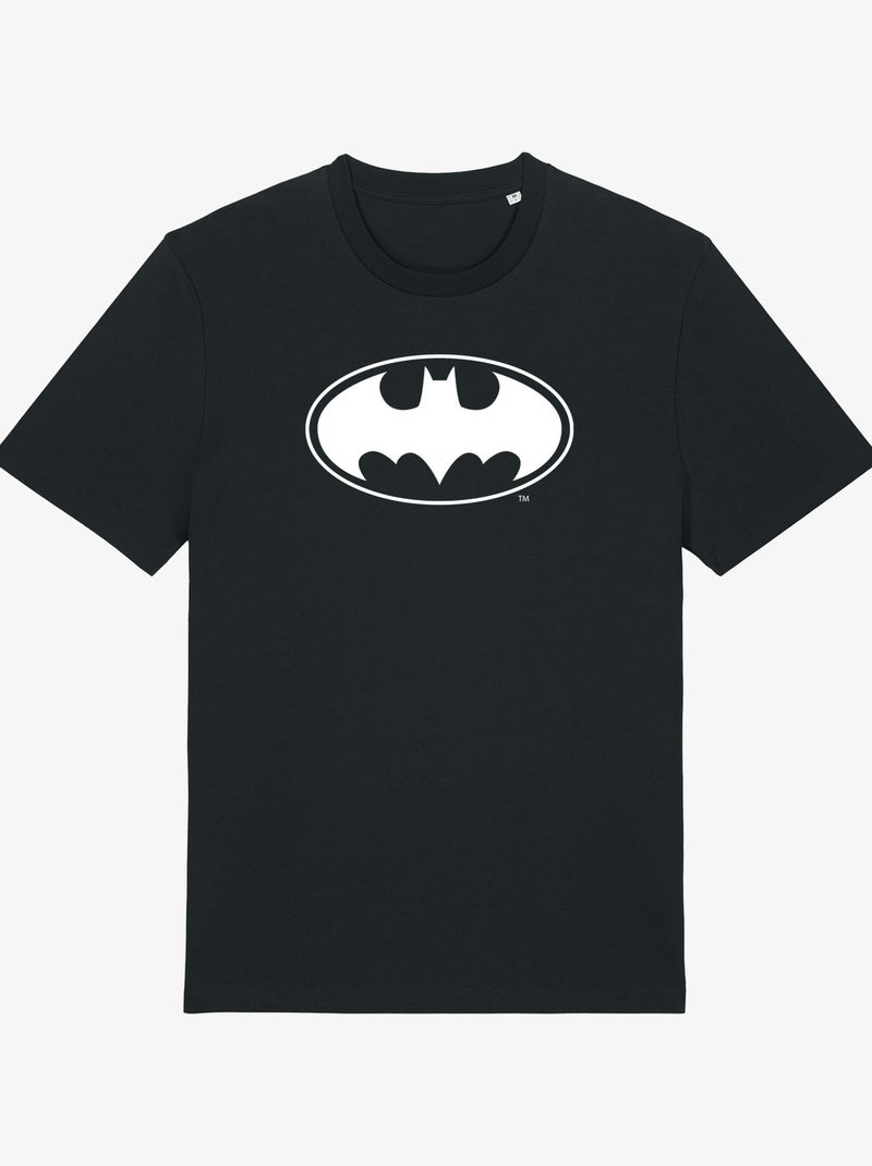 Camiseta Hombre - LOGO BATMAN WHITE Negro - Kiabi