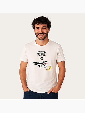 Camiseta Hombre - LOONEY TUNES TWEETY 80TH THE CHASE