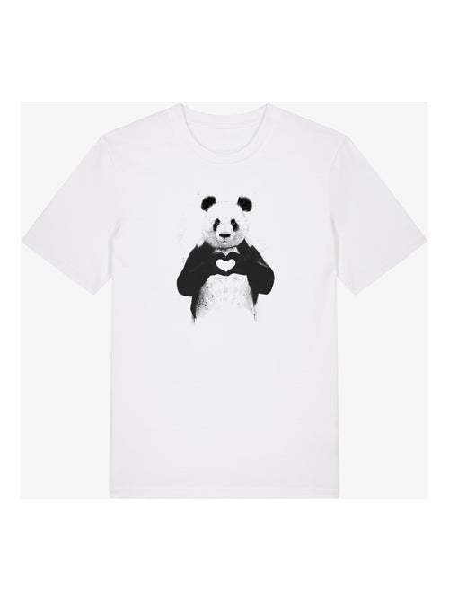 Camiseta Hombre - LOVE PANDA - Kiabi