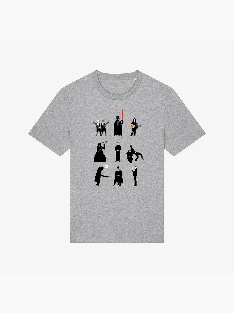 Camiseta Hombre - MEN IN BLACK Gris jaspeado - Kiabi