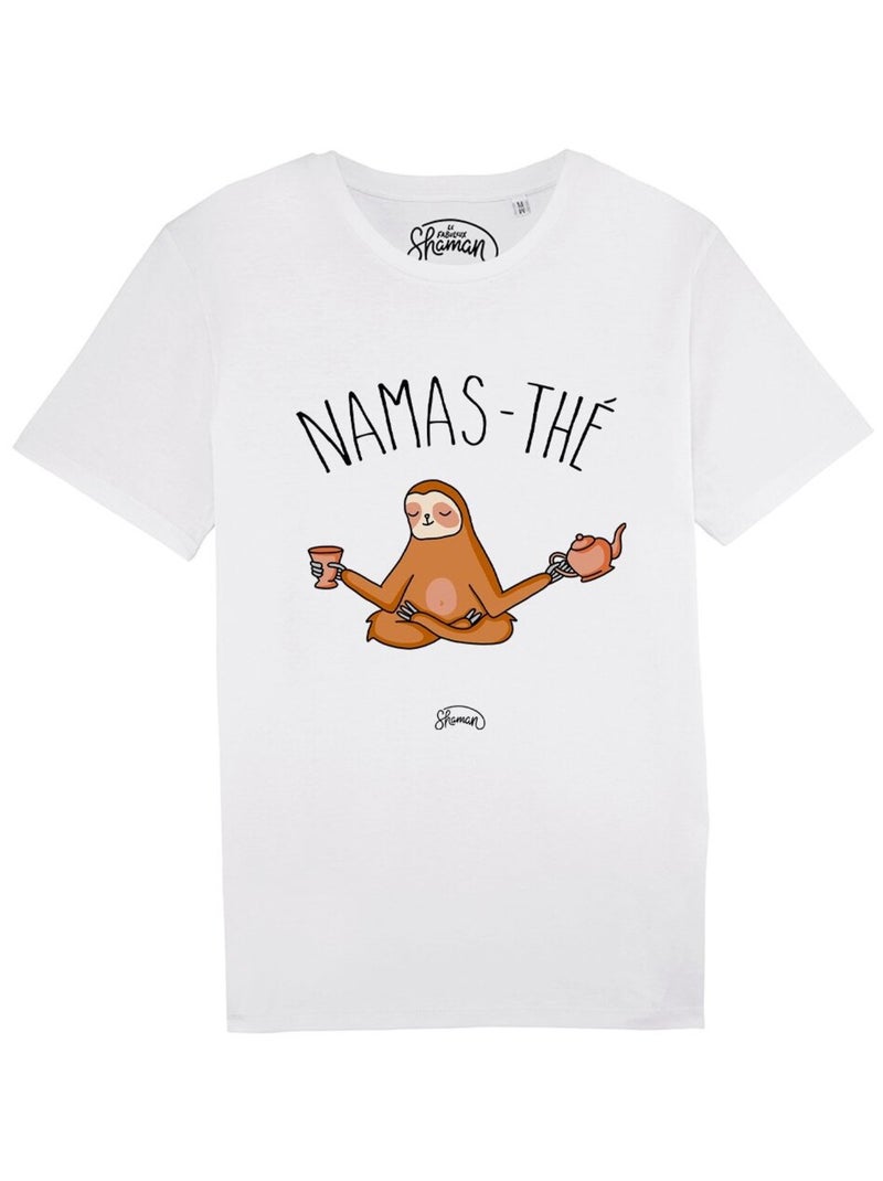 Camiseta Hombre - NAMASTHE Blanco - Kiabi
