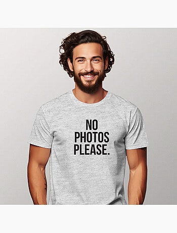 Camiseta Hombre - NO PHOTOS PLEASE