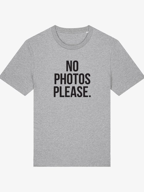 Camiseta Hombre - NO PHOTOS PLEASE - Kiabi