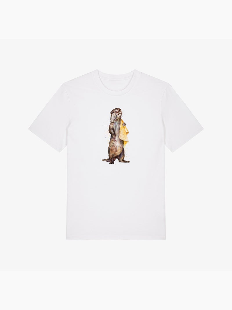 Camiseta Hombre - OTTER Blanco - Kiabi