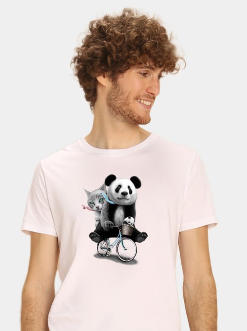 Camiseta Hombre - PANDA BICYCLE - Kiabi Camiseta Hombre - PANDA BICYCLE - Kiabi