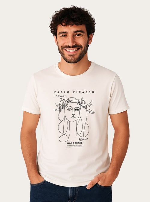 Camiseta Hombre - PICASSO WAR & PEACE - Kiabi Camiseta Hombre - PICASSO WAR & PEACE - Kiabi