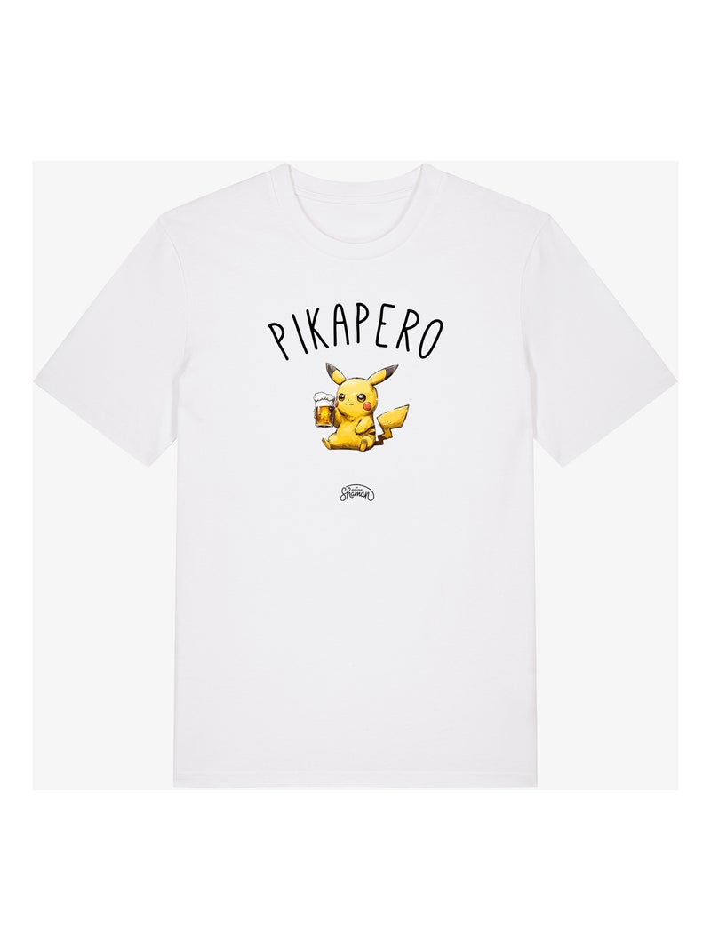 Camiseta Hombre - PIKAPERO Blanco - Kiabi