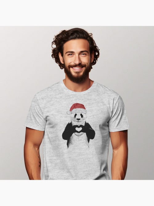 Camiseta Hombre - SANTA PANDA - Kiabi Camiseta Hombre - SANTA PANDA - Kiabi