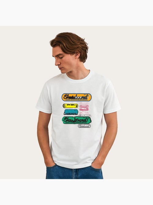 Camiseta Hombre - SKATEBOARD! MAGAZINE MORE STATIC - Kiabi