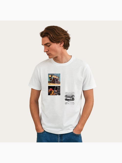 Camiseta Hombre - SKATEBOARD! MAGAZINE PHOTO - Kiabi