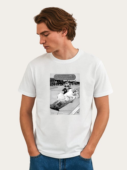 Camiseta Hombre - SKATEBOARD! MAGAZINE POWERPLACES - Kiabi Camiseta Hombre - SKATEBOARD! MAGAZINE POWERPLACES - Kiabi