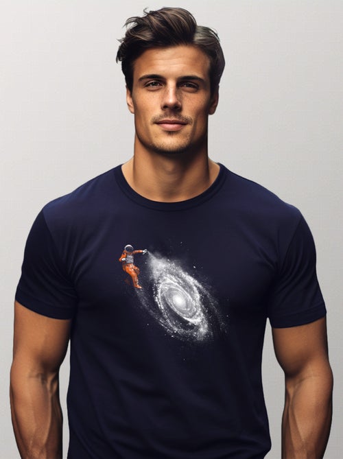 Camiseta Hombre - SPACE ART - Kiabi Camiseta Hombre - SPACE ART - Kiabi