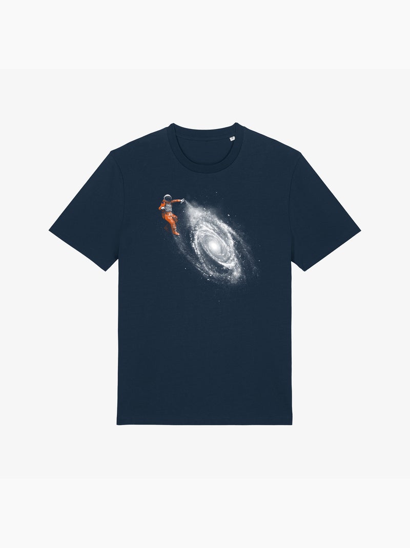Camiseta Hombre - SPACE ART Azul marino - Kiabi