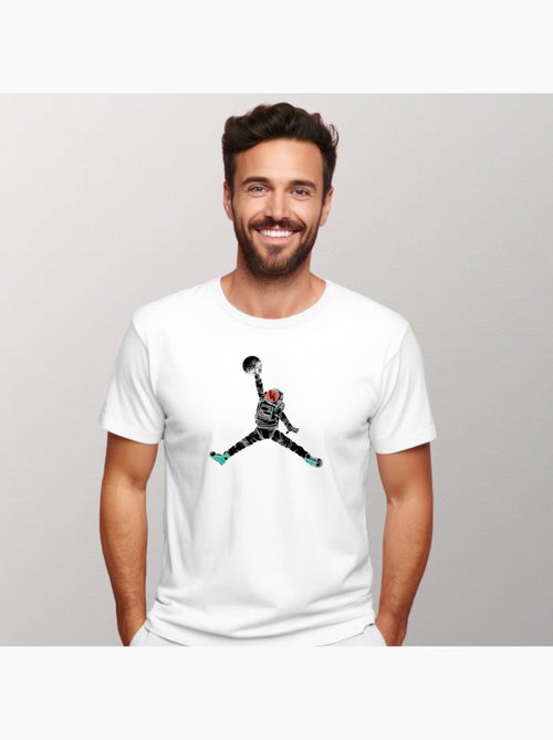 Camiseta Hombre - SPACE DUNK - Kiabi Camiseta Hombre - SPACE DUNK - Kiabi