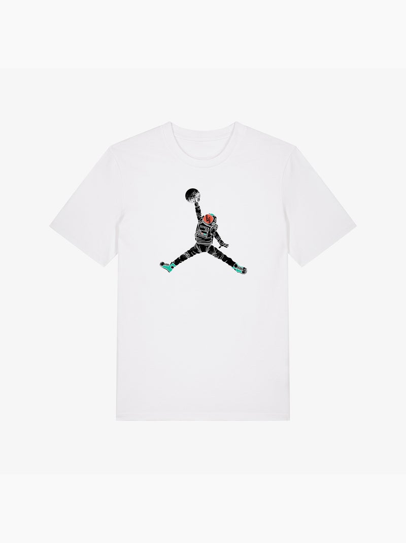 Camiseta Hombre - SPACE DUNK Blanco - Kiabi