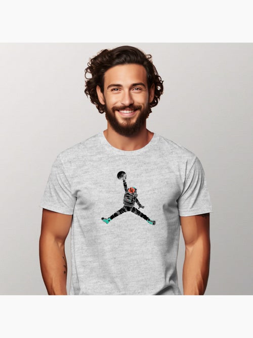 Camiseta Hombre - SPACE DUNK - Kiabi Camiseta Hombre - SPACE DUNK - Kiabi