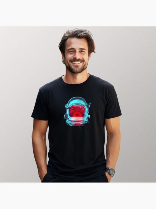 Camiseta Hombre - SPACE MONKEY - Kiabi