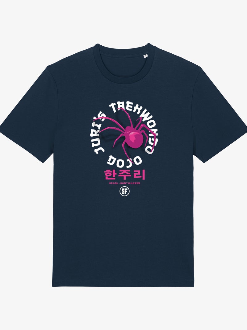 Camiseta Hombre - SPIDER STREET FIGHTER Azul marino - Kiabi