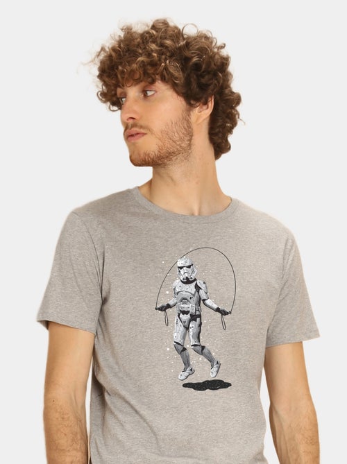 Camiseta Hombre - STORMTROOPER SKIPPING - Kiabi Camiseta Hombre - STORMTROOPER SKIPPING - Kiabi
