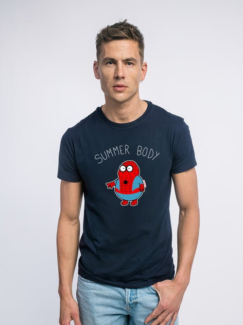 Camiseta Hombre - SUMMER BODY SPIDERMAN - Kiabi Camiseta Hombre - SUMMER BODY SPIDERMAN - Kiabi