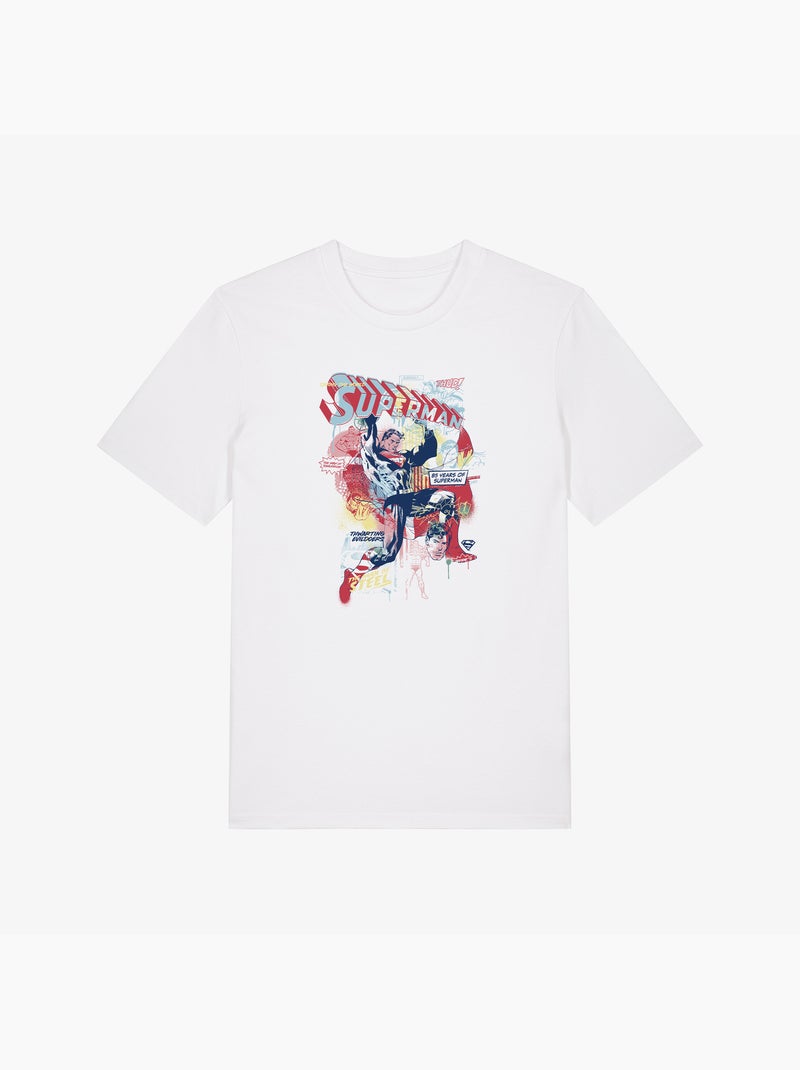 Camiseta Hombre - SUPERMAN 2 Blanco - Kiabi