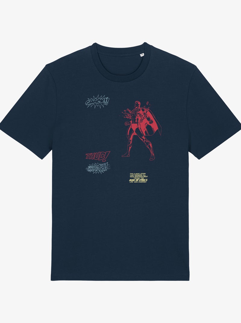 Camiseta Hombre - SUPERMAN 3 Azul marino - Kiabi