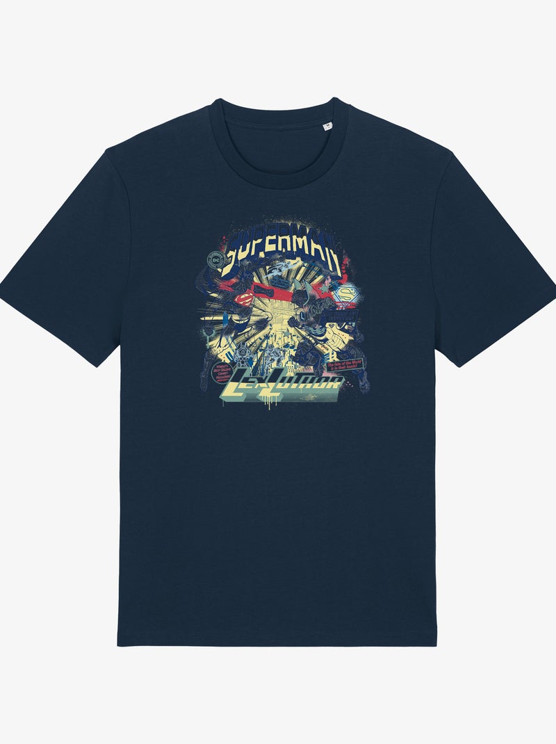 Camiseta Hombre - SUPERMAN LEX LUTHOR Azul marino - Kiabi