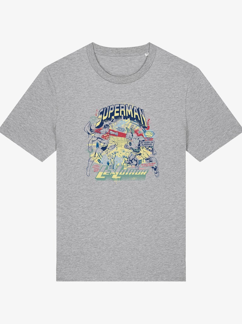 Camiseta Hombre - SUPERMAN LEX LUTHOR Gris jaspeado - Kiabi