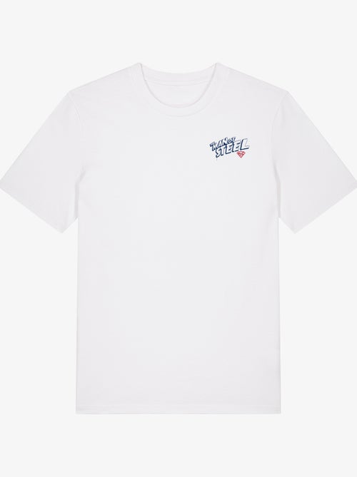 Camiseta Hombre - SUPERMAN THE MAN OF STEEL CŒUR - Kiabi Camiseta Hombre - SUPERMAN THE MAN OF STEEL CŒUR - Kiabi