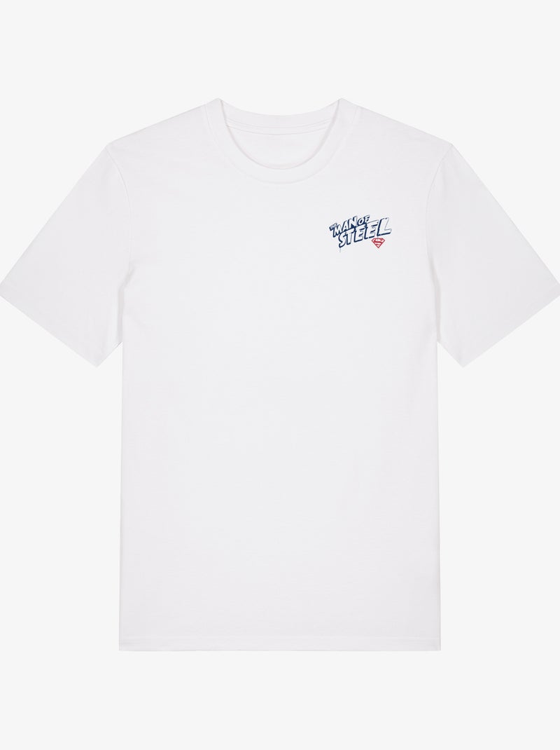 Camiseta Hombre - SUPERMAN THE MAN OF STEEL CŒUR Blanco - Kiabi