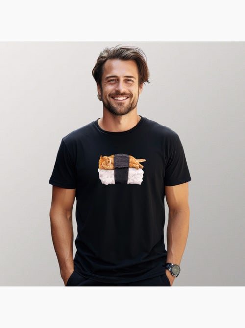 Camiseta Hombre - SUSHI CAT - Kiabi Camiseta Hombre - SUSHI CAT - Kiabi