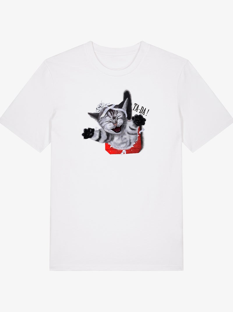 Camiseta Hombre - TA DA Blanco - Kiabi
