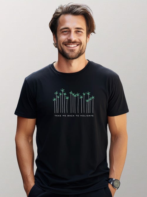 Camiseta Hombre - TAKE ME BACK TO HOLIDAYS - Kiabi